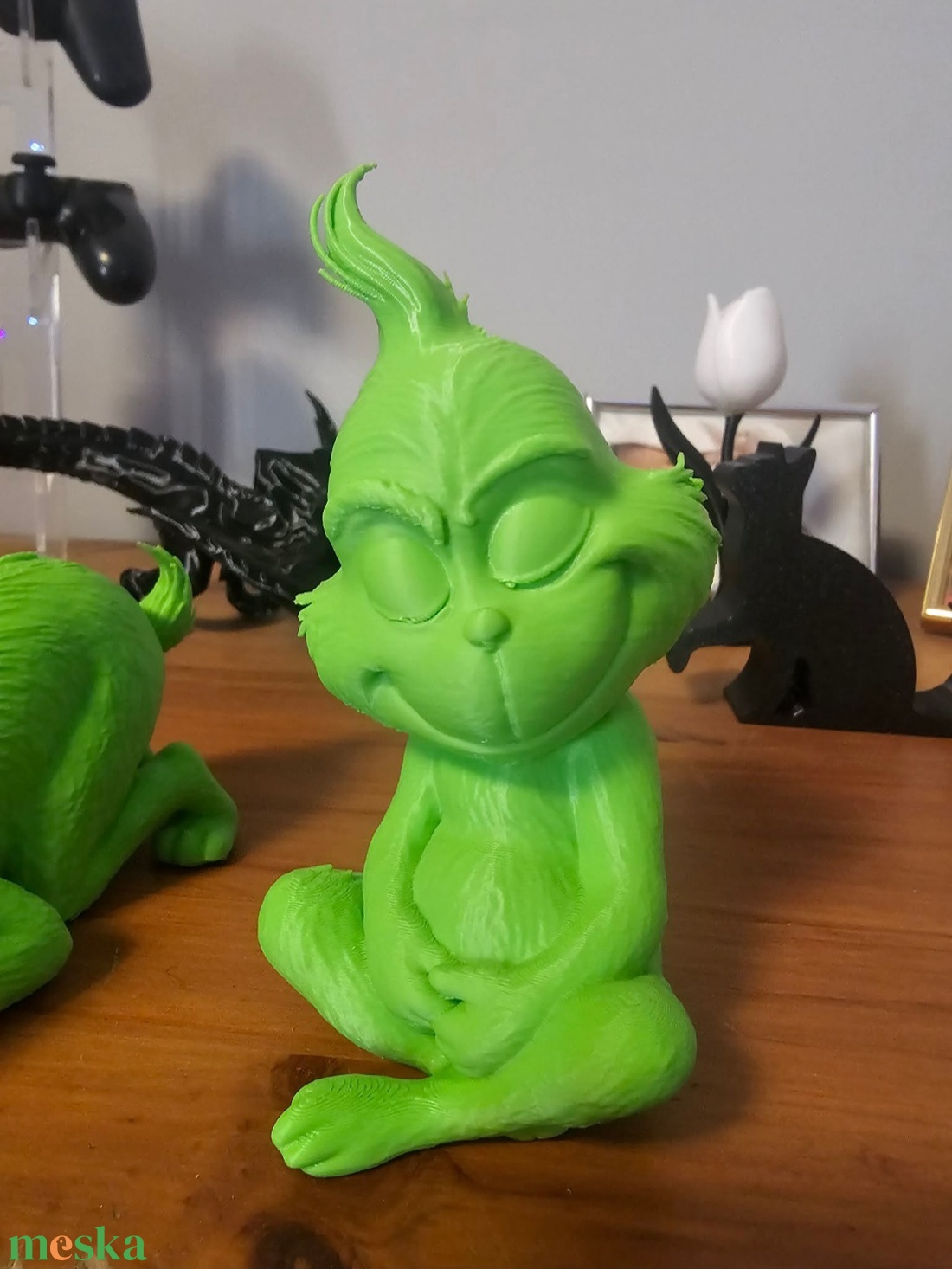 Morcos vagy Mosolygó, alvó Grincs - 3D nyomtatott - művészet - makett, modell - Meska.hu