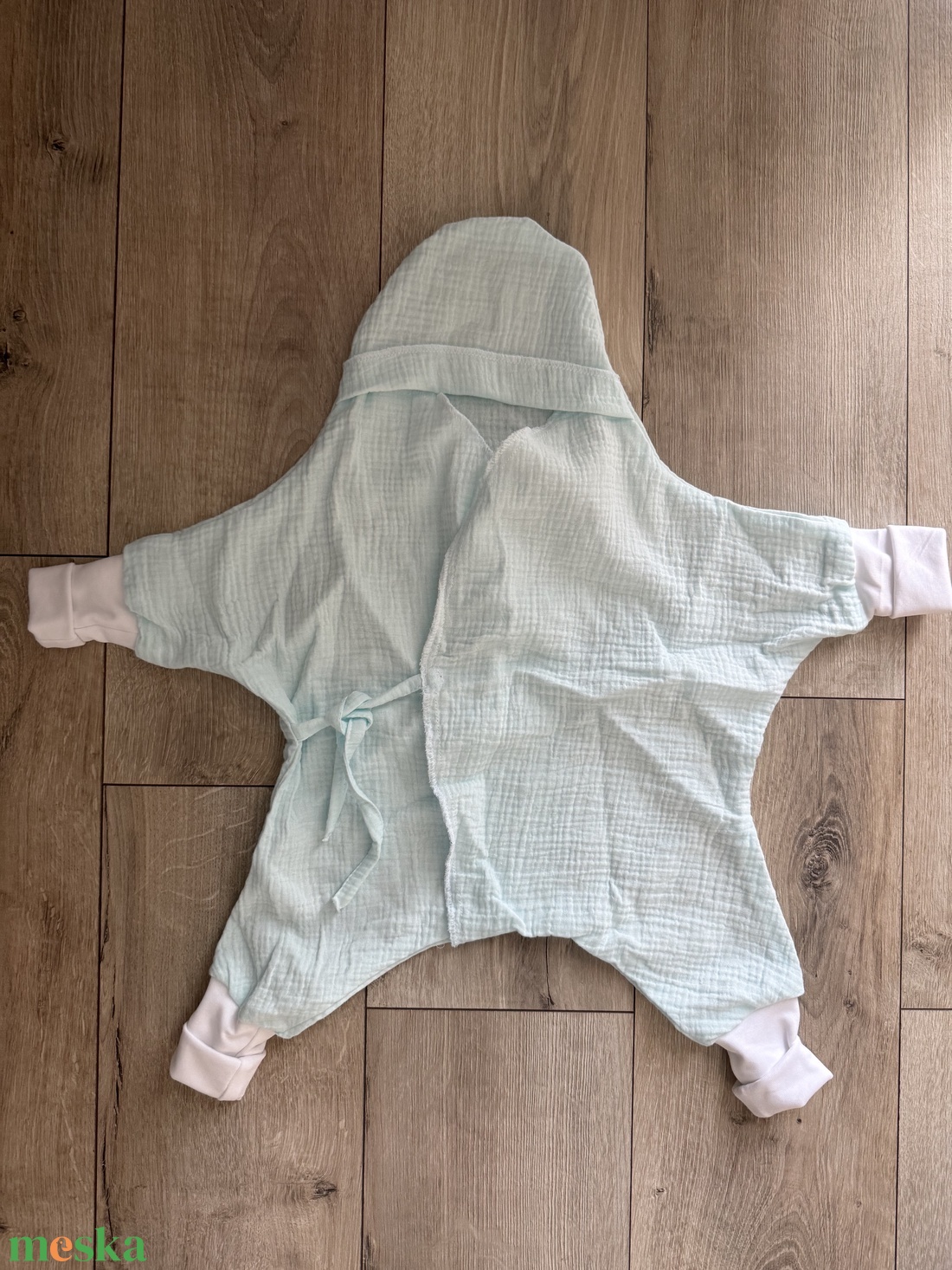 Babacsillag Kánikulacsillag duplagézből 56-62 cm - baba - mama - babaruházat - baba ruhák - Meska.hu