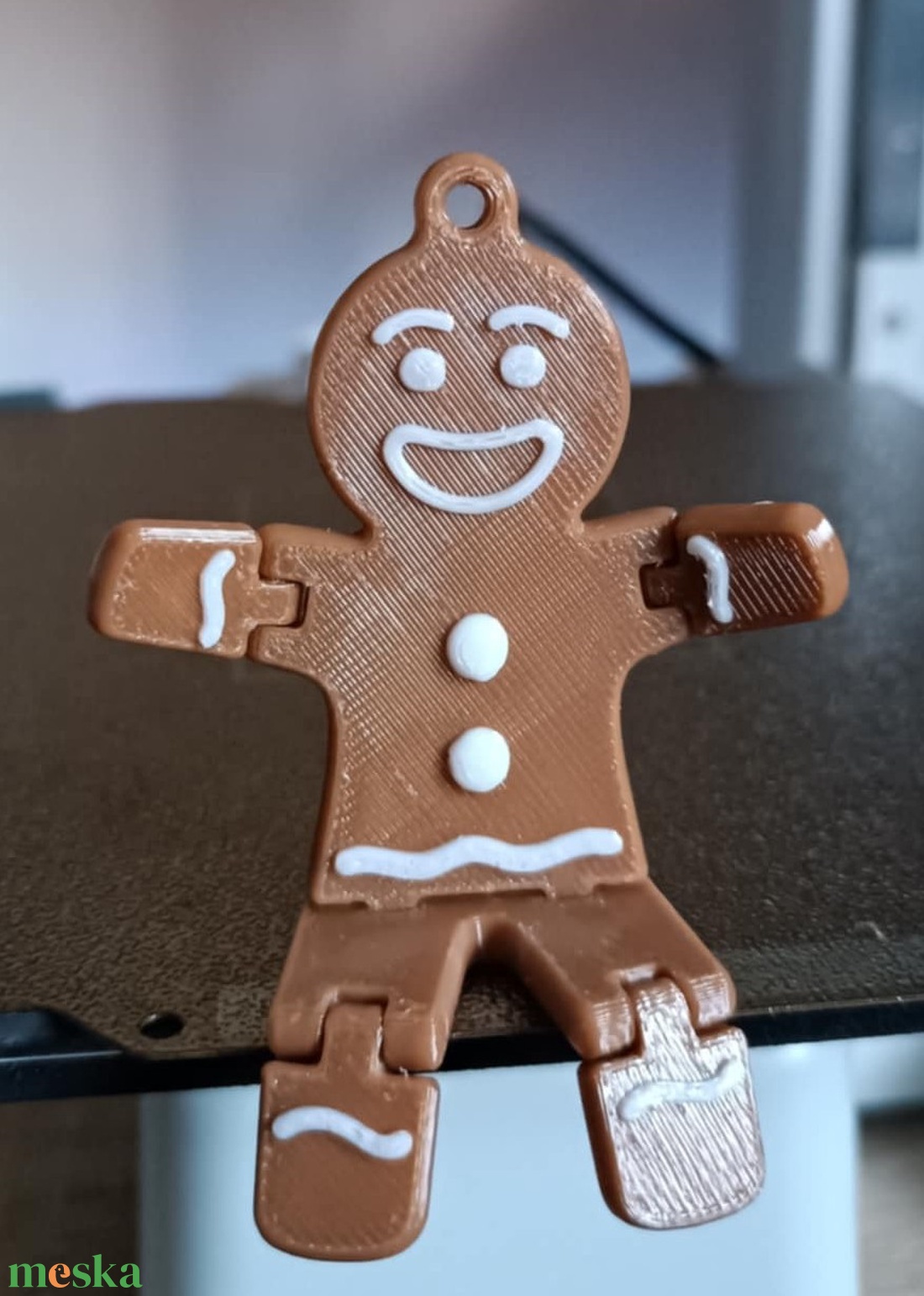 Mézi alakú kulcstartó / karácsonyfadísz/ ajándék kísérő - táska & tok - kulcstartó & táskadísz - táskaakasztó - Meska.hu