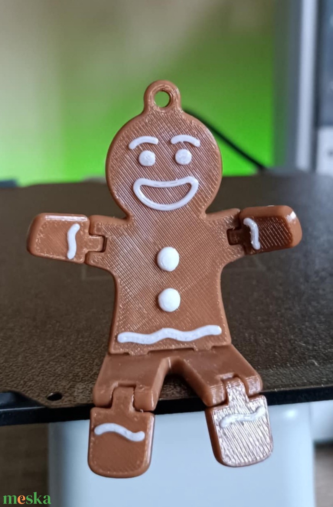 Mézi alakú kulcstartó / karácsonyfadísz/ ajándék kísérő - táska & tok - kulcstartó & táskadísz - táskaakasztó - Meska.hu