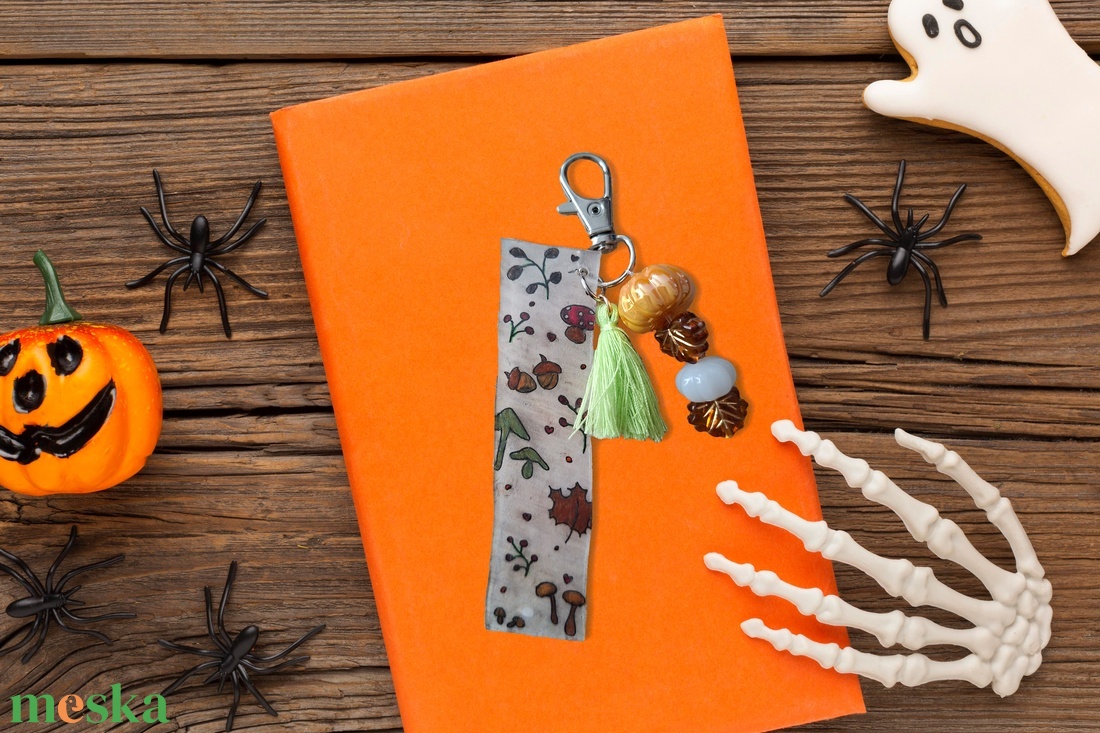 Őszi kulcstartó - táska & tok - kulcstartó & táskadísz - kulcstartó - Meska.hu