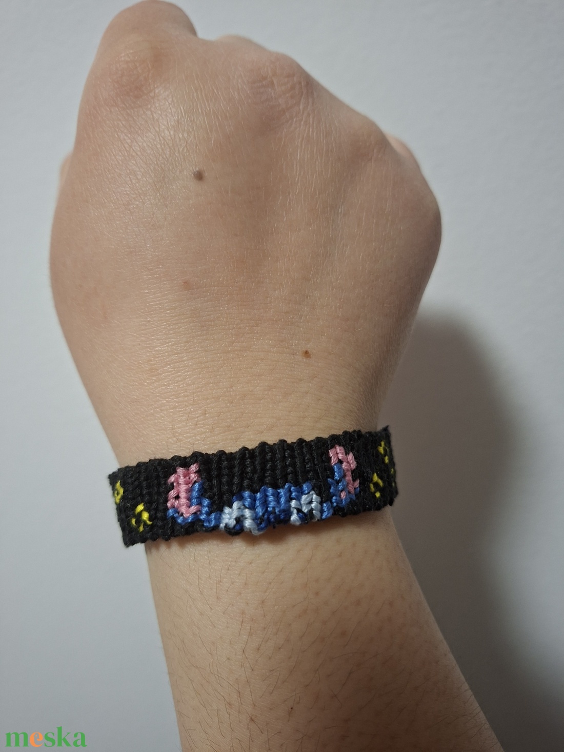 Stich-es karkötő - ékszer - karkötő - fonott karkötő - Meska.hu