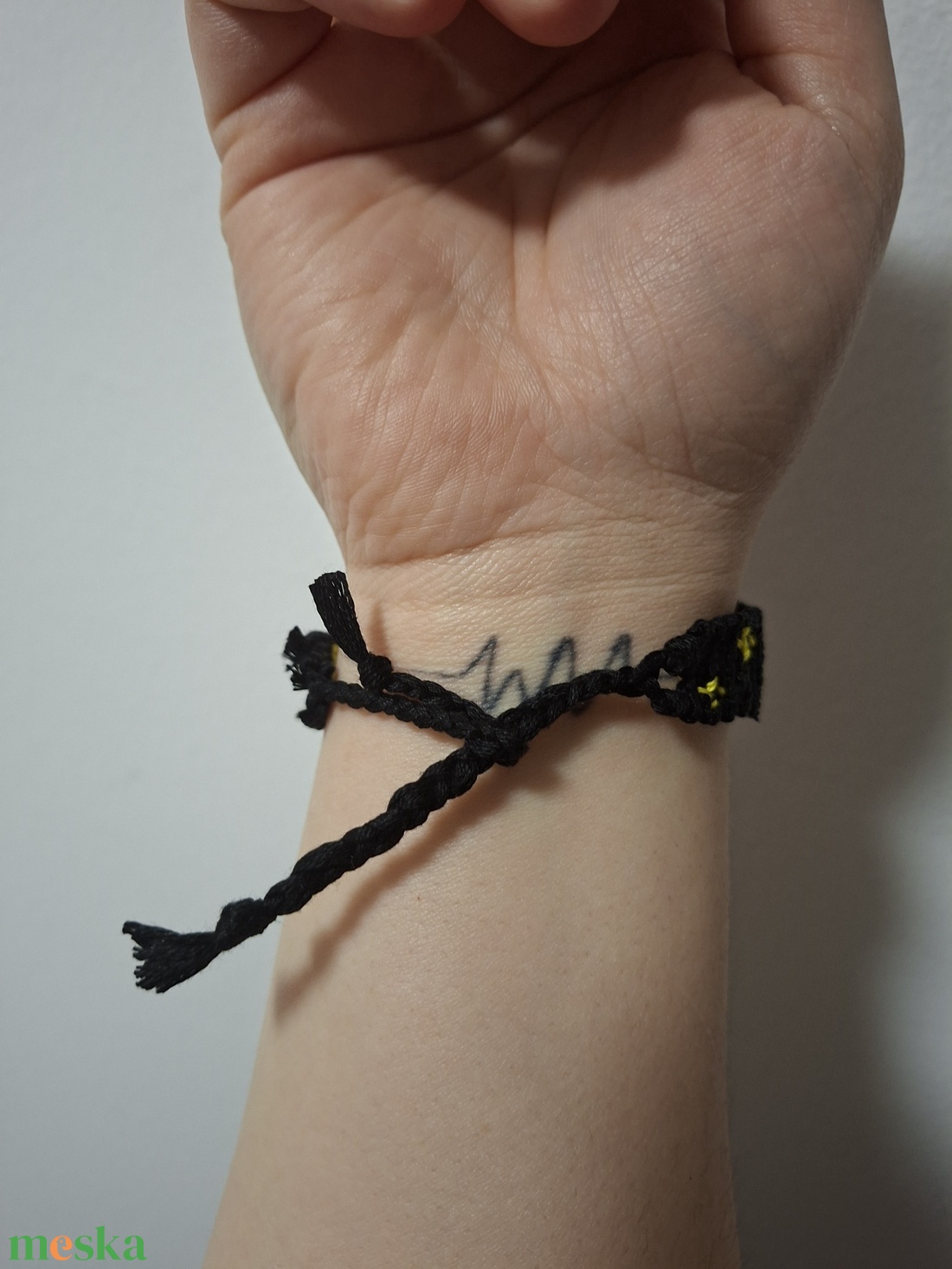 Stich-es karkötő - ékszer - karkötő - fonott karkötő - Meska.hu