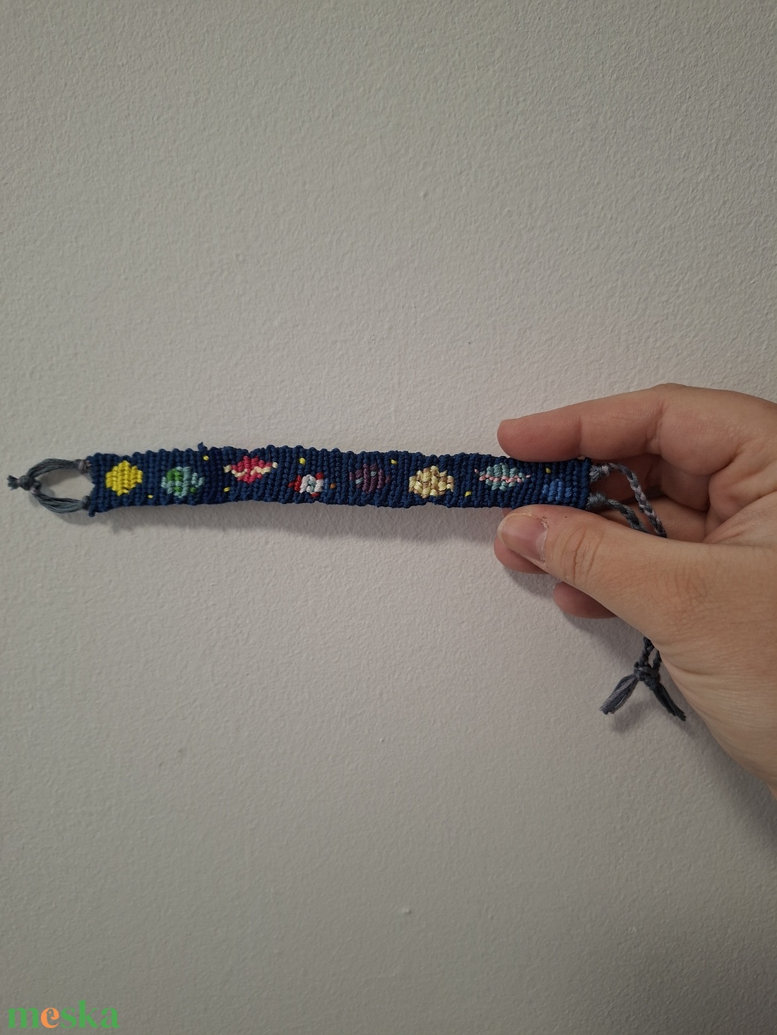 Bolygós karkötő - ékszer - karkötő - fonott karkötő - Meska.hu