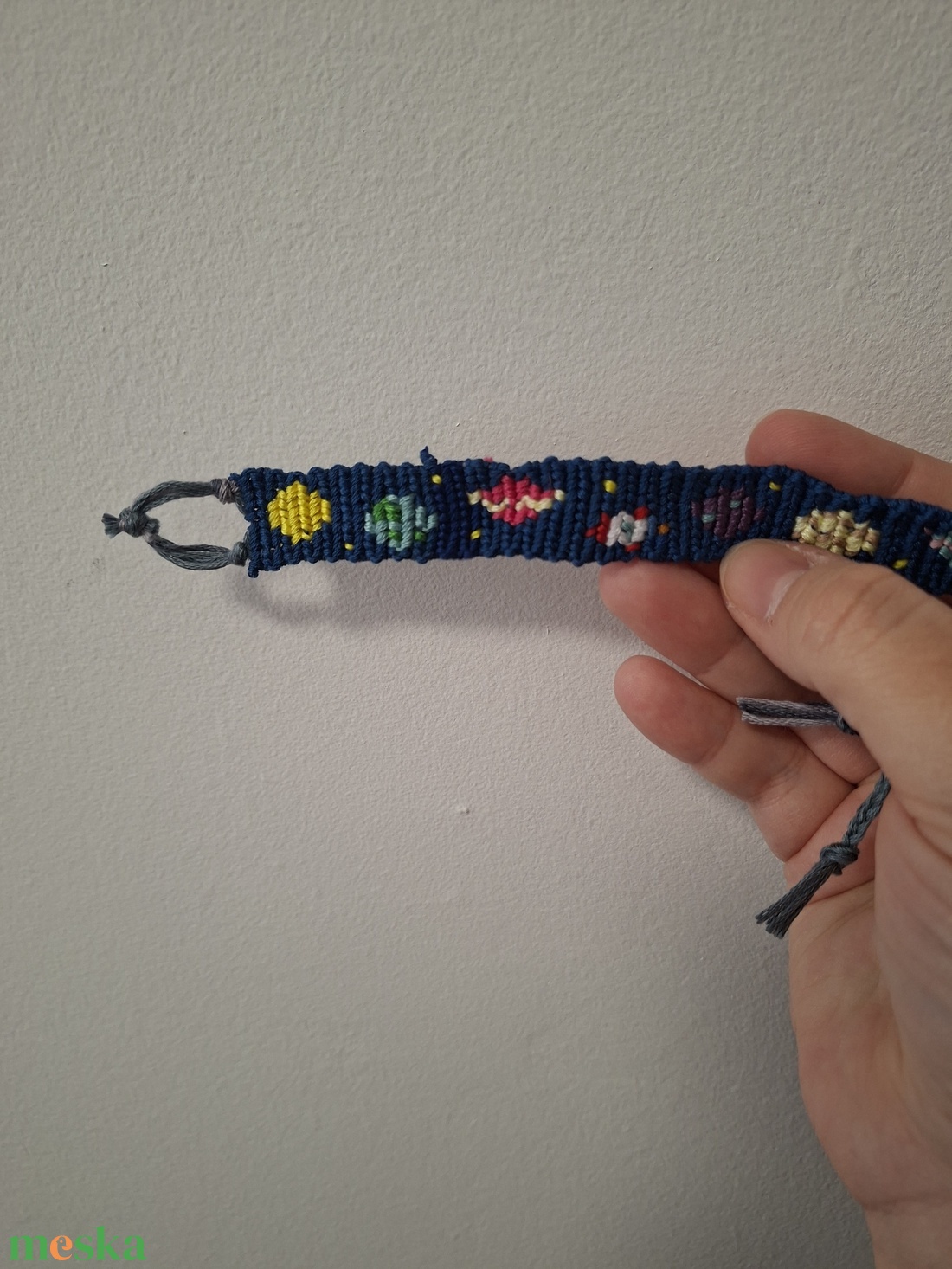 Bolygós karkötő - ékszer - karkötő - fonott karkötő - Meska.hu