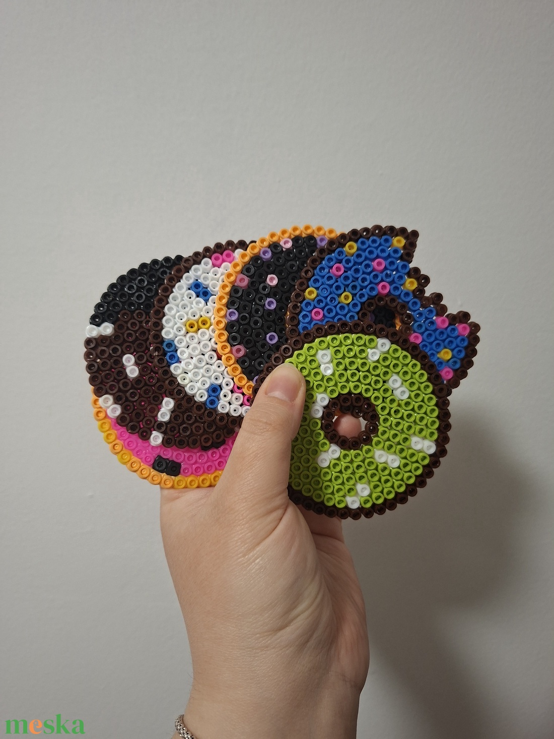 Poháralátét fánk mintás - otthon & életmód - konyhafelszerelés, tálalás - tálalás - tányér- és poháralátét - Meska.hu