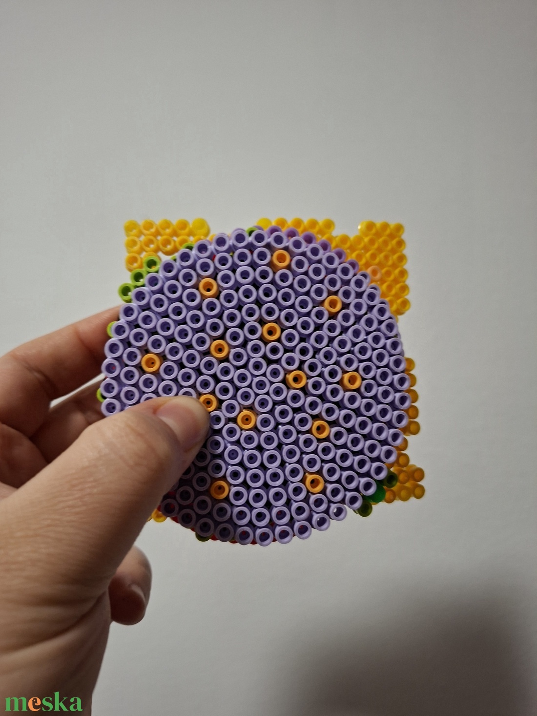 Poháralátét lila hamburger  - otthon & életmód - konyhafelszerelés, tálalás - tálalás - tányér- és poháralátét - Meska.hu