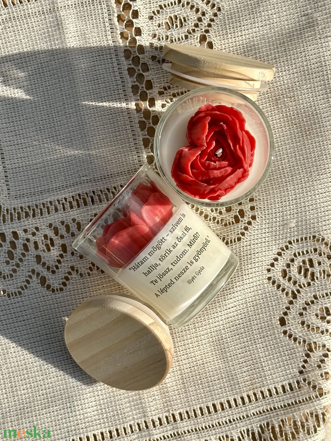 Kicsi szív gyertya - otthon & életmód - gyertya, illat, aroma - gyertya - Meska.hu