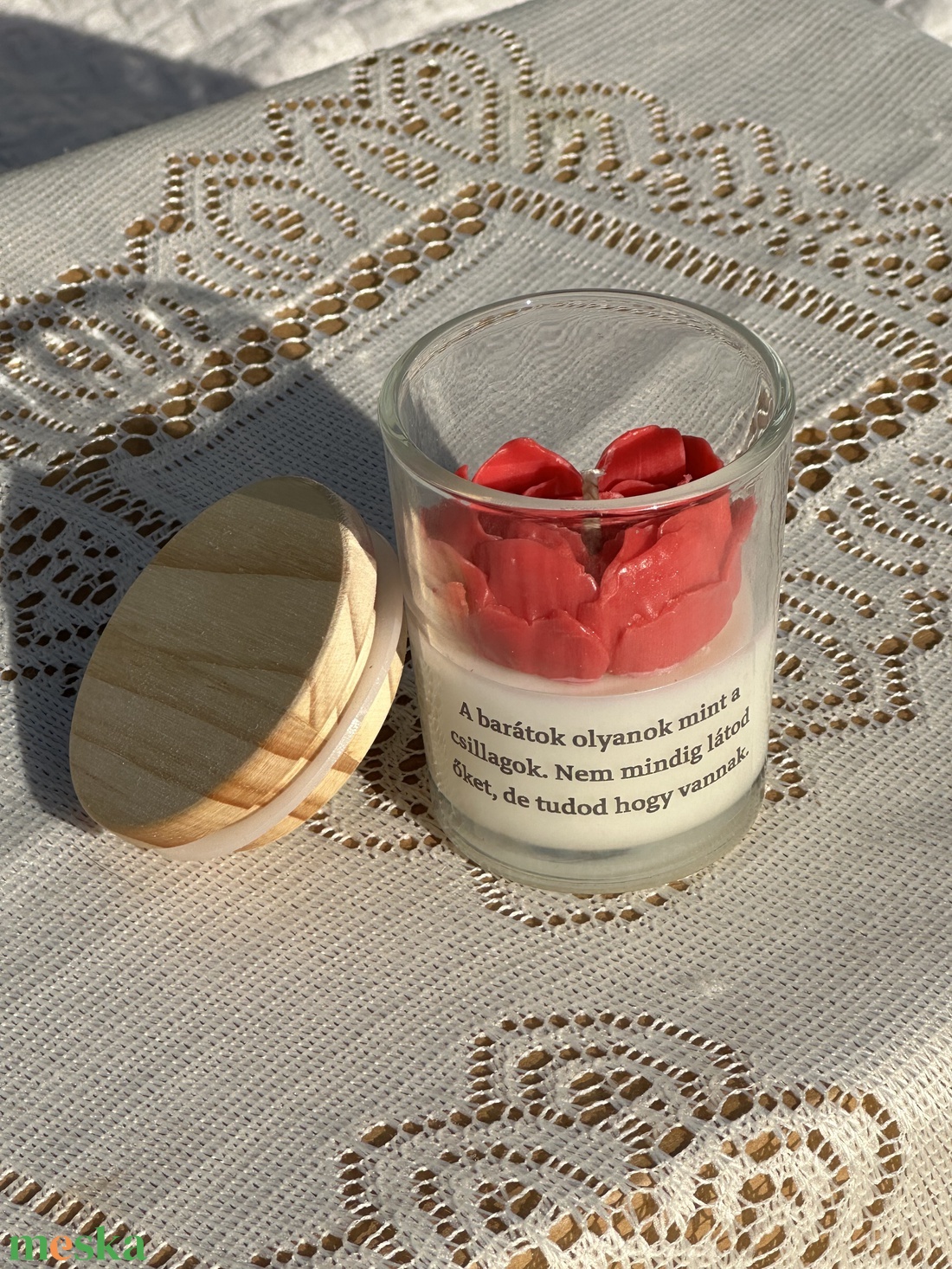 Kicsi szív gyertya - otthon & életmód - gyertya, illat, aroma - gyertya - Meska.hu