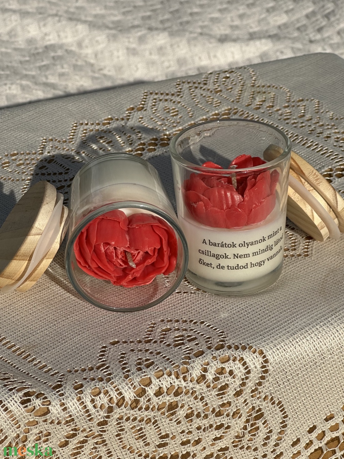 Kicsi szív gyertya - otthon & életmód - gyertya, illat, aroma - gyertya - Meska.hu
