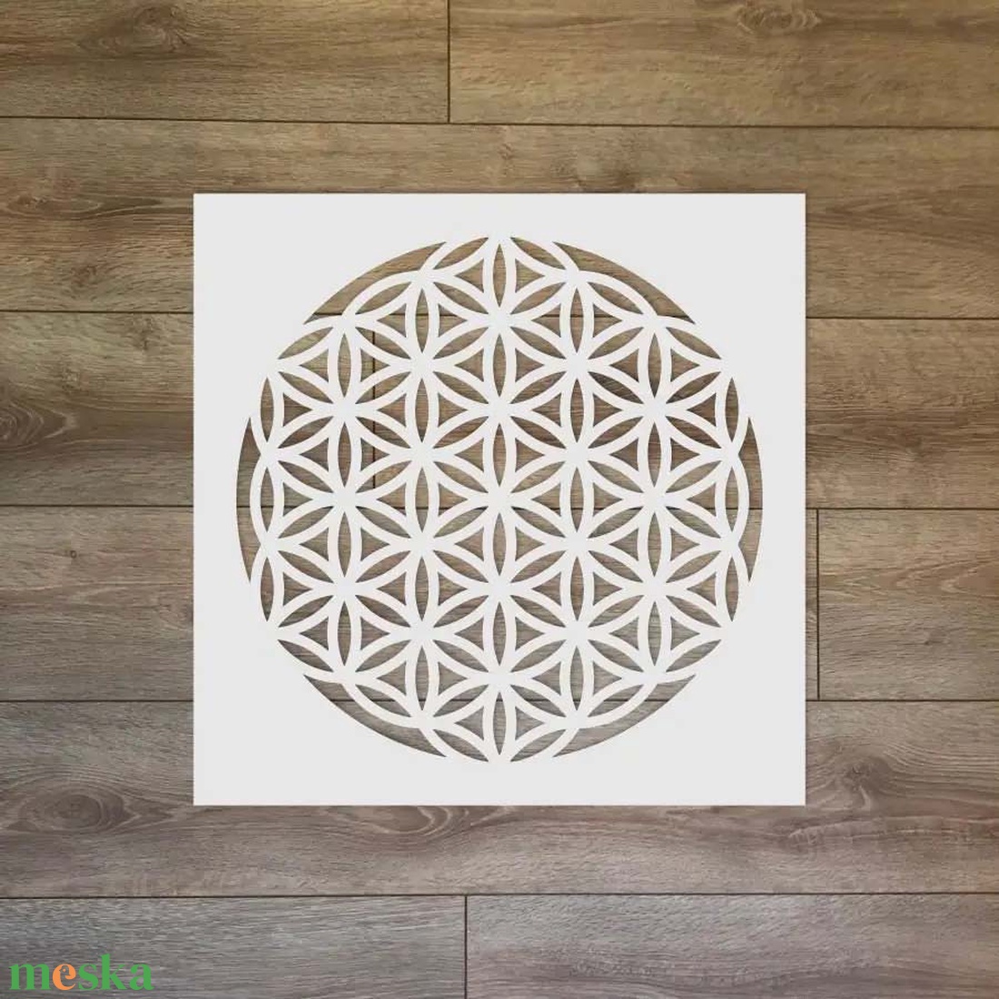 Élet virága stencil - festősablon különböző méretben - kellékek & szerszámok - szerszámok, eszközök - sablonok - Meska.hu