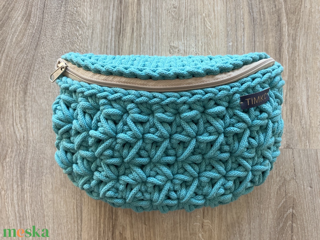 Horgolt jázmin mintás övtáska/crossbody - táska & tok - övtáska - Meska.hu