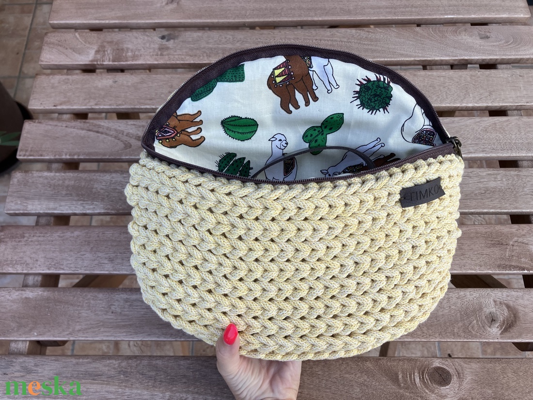 Horgolt övtáska/crossbody - táska & tok - övtáska - Meska.hu