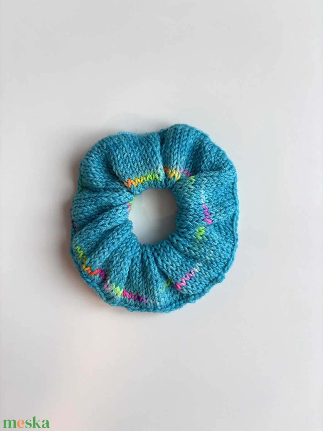Kötött scrunchie/hajgumi - ruha & divat - hajdísz & hajcsat - hajgumi - Meska.hu