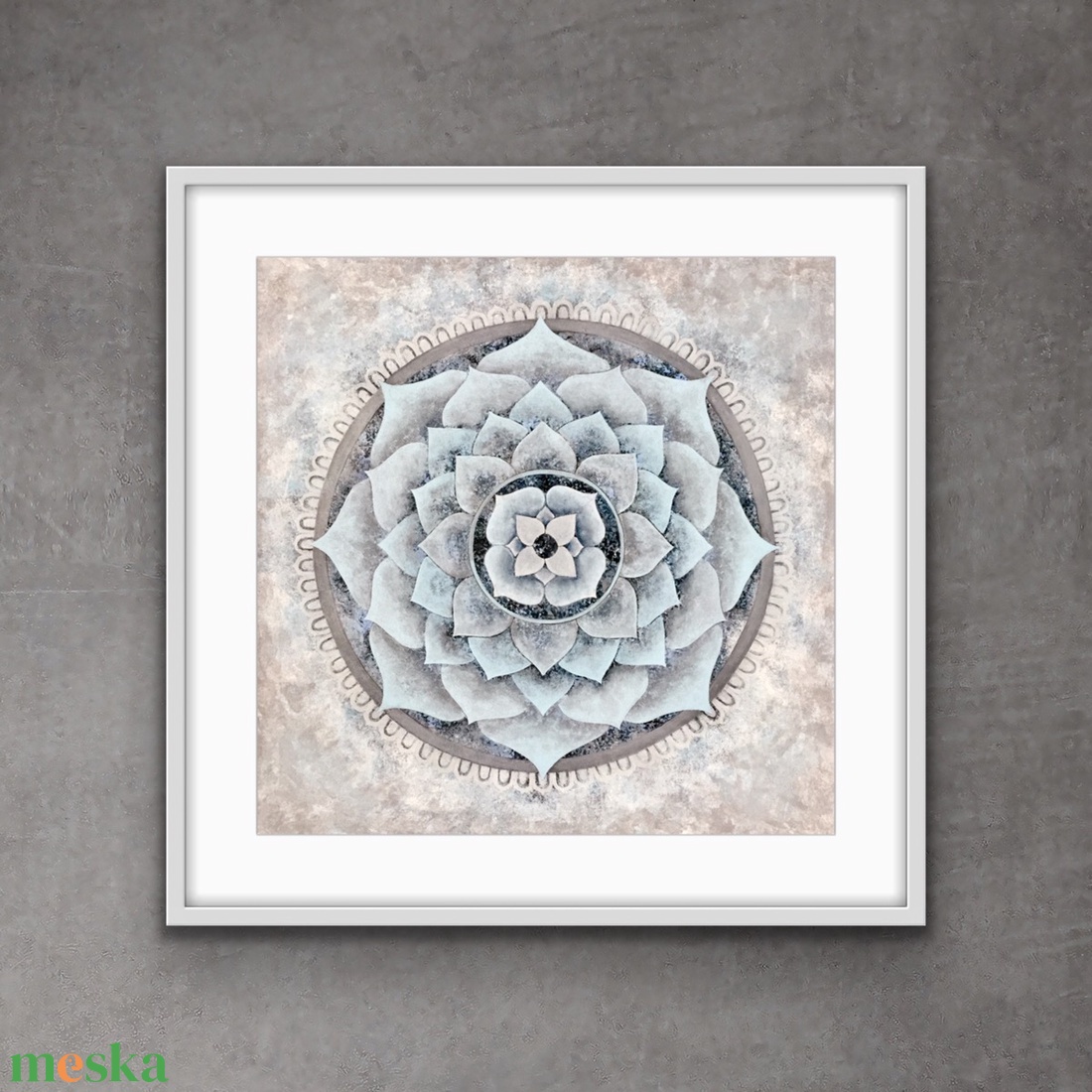 Kék Mandala - művészet - festmény - akril - Meska.hu Kék Mandala - művészet - festmény - akril - Meska.hu