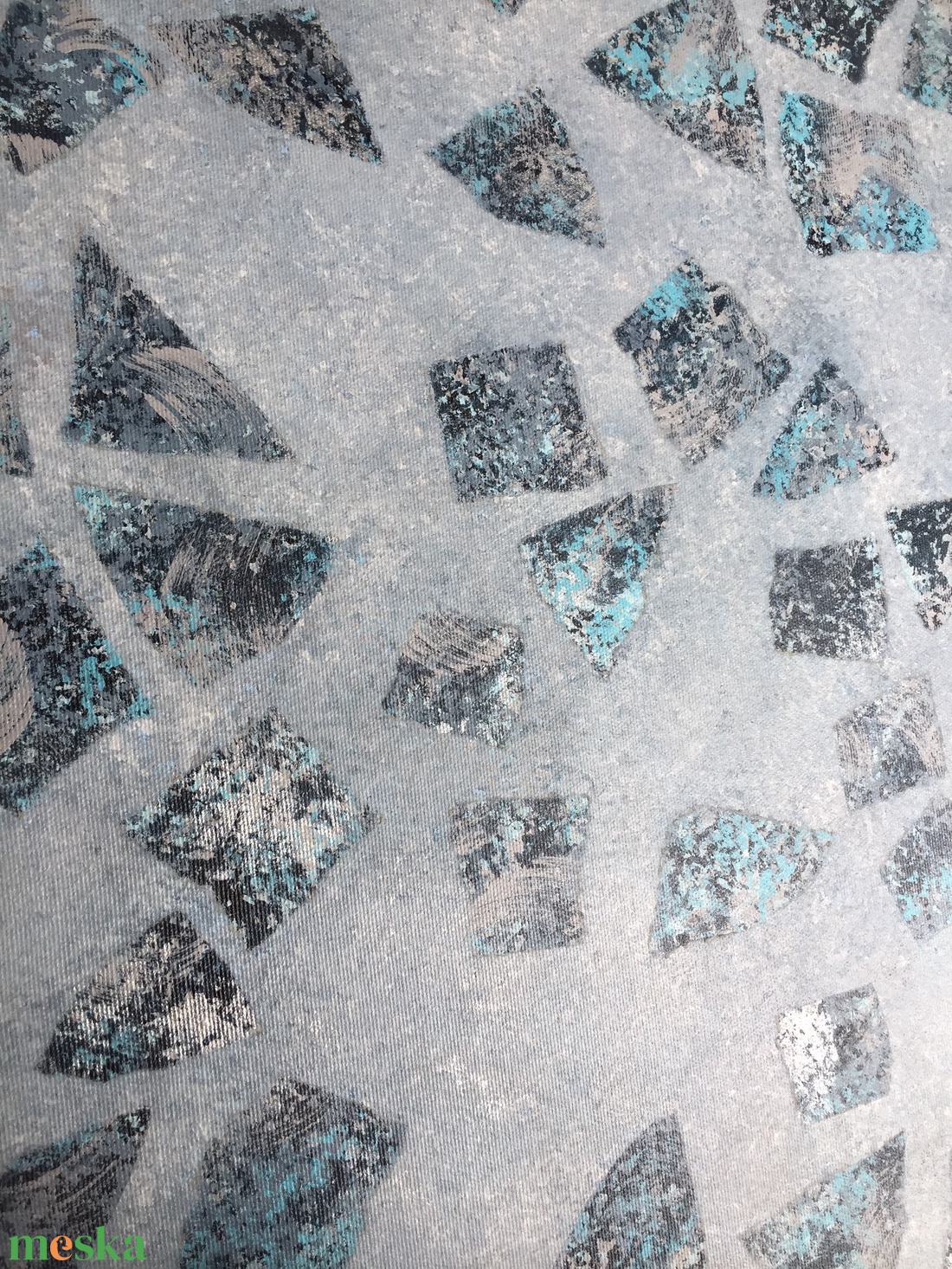 Terrazzo imitáció - művészet - festmény - akril - Meska.hu Terrazzo imitáció - művészet - festmény - akril - Meska.hu