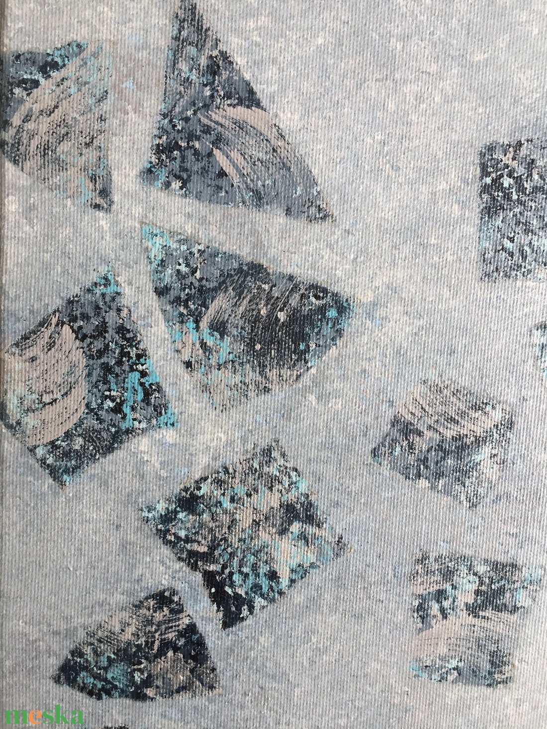 Terrazzo imitáció - művészet - festmény - akril - Meska.hu Terrazzo imitáció - művészet - festmény - akril - Meska.hu