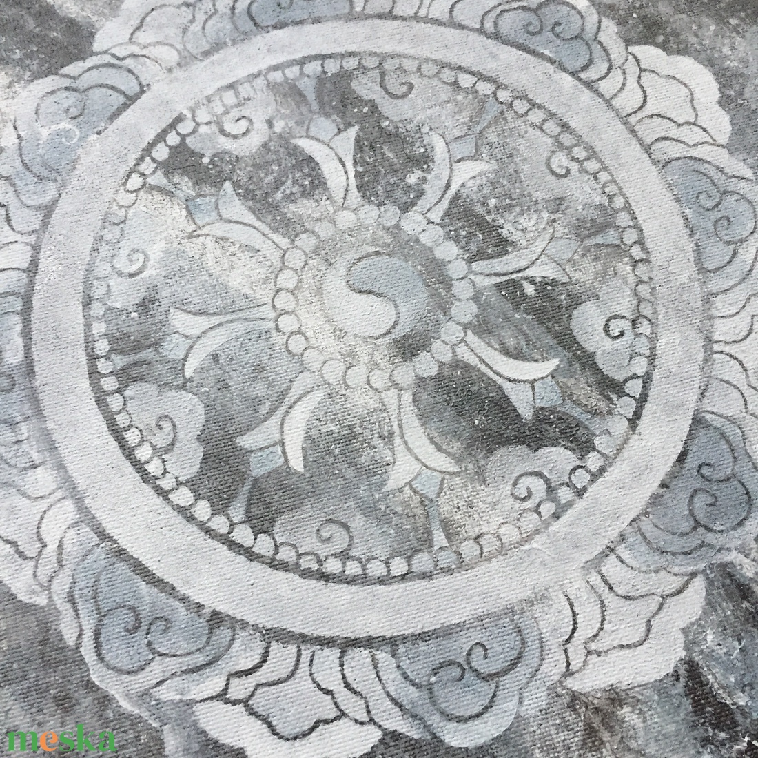 Festett márvány - művészet - festmény - akril - Meska.hu