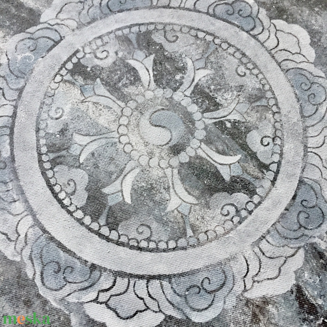 Festett márvány - művészet - festmény - akril - Meska.hu