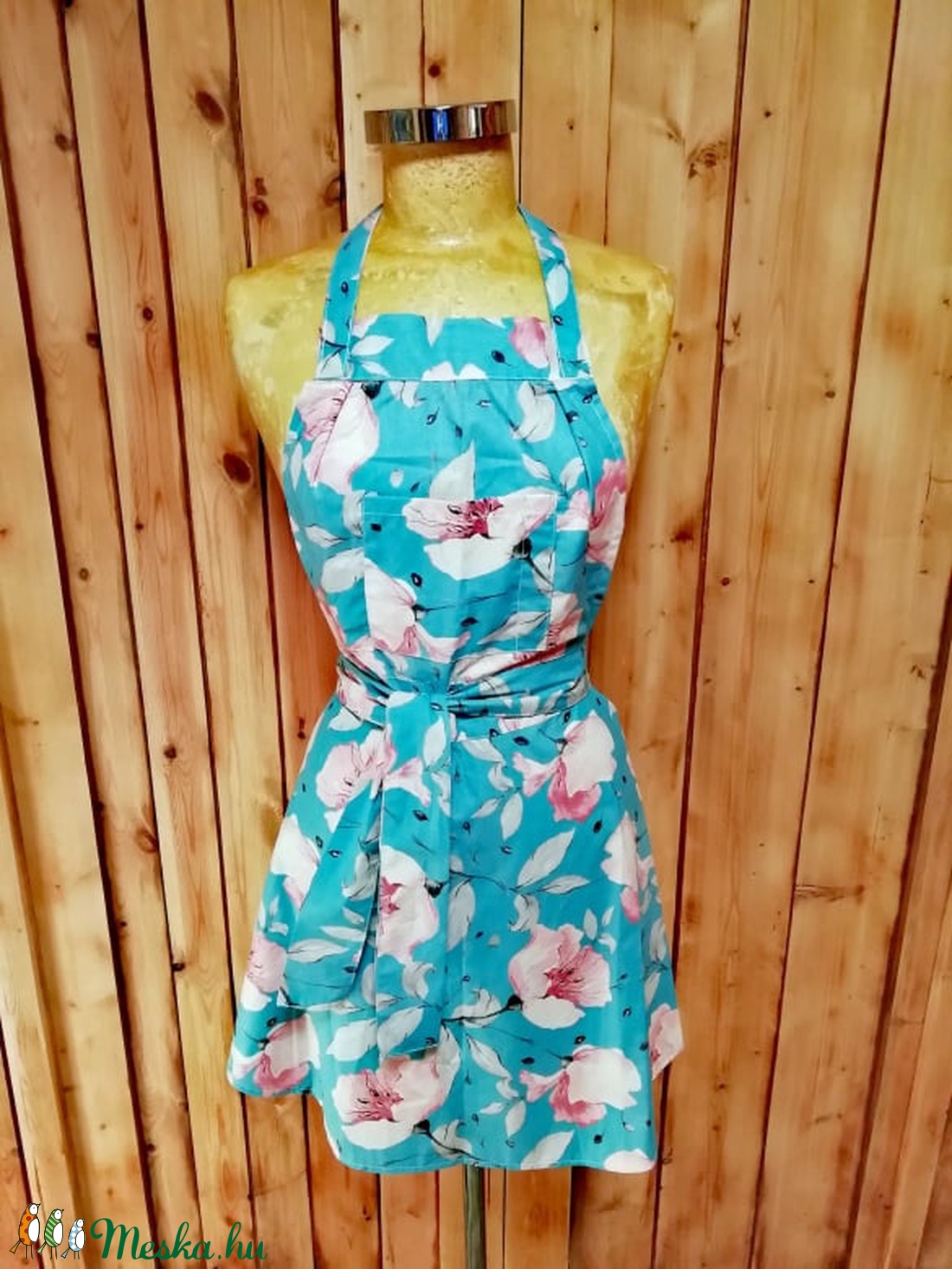 Fodros kötény - otthon & életmód - konyhafelszerelés, tálalás - Meska.hu