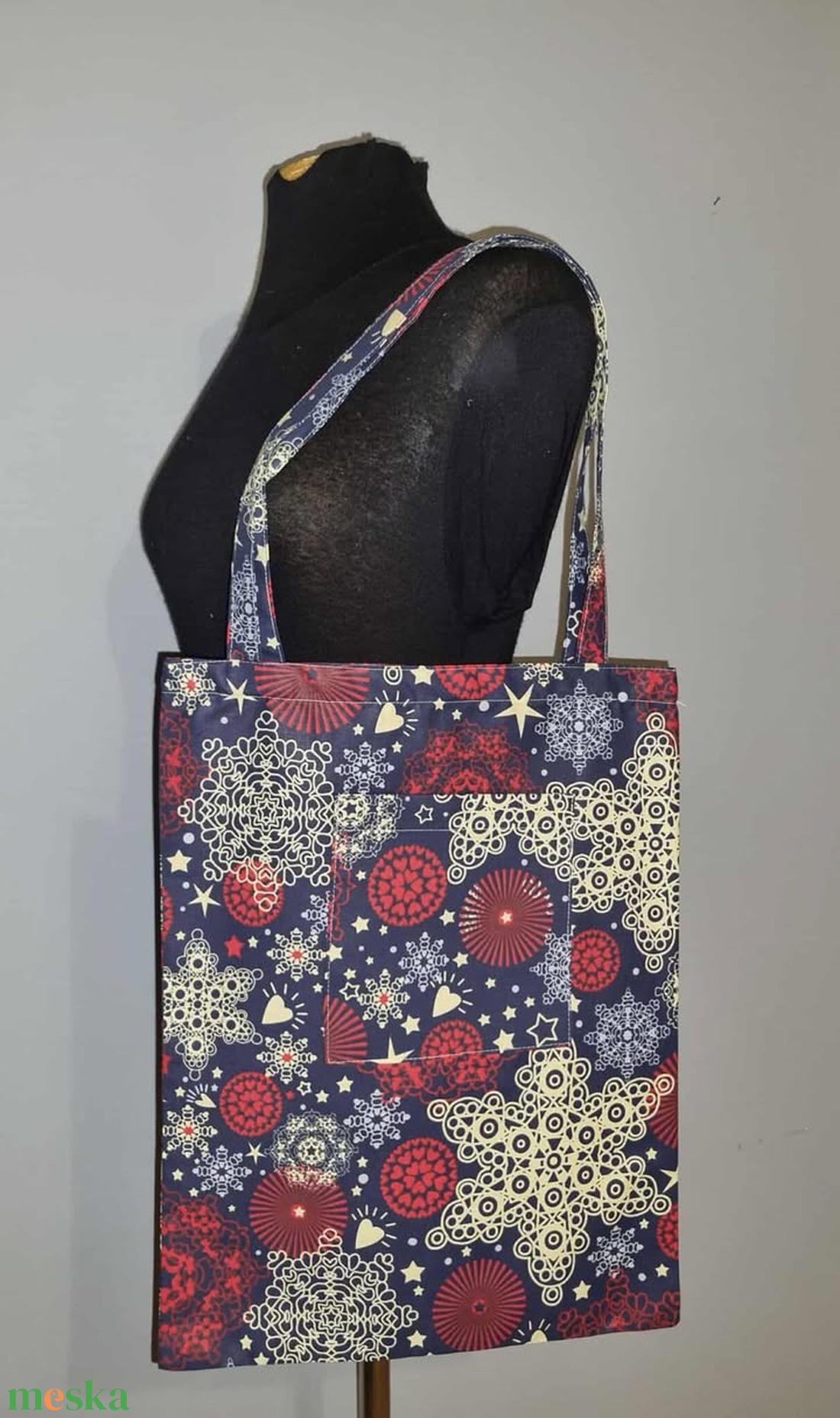 Hópihés bevásárló szatyor - táska & tok - bevásárlás & shopper táska - shopper, textiltáska, szatyor - Meska.hu