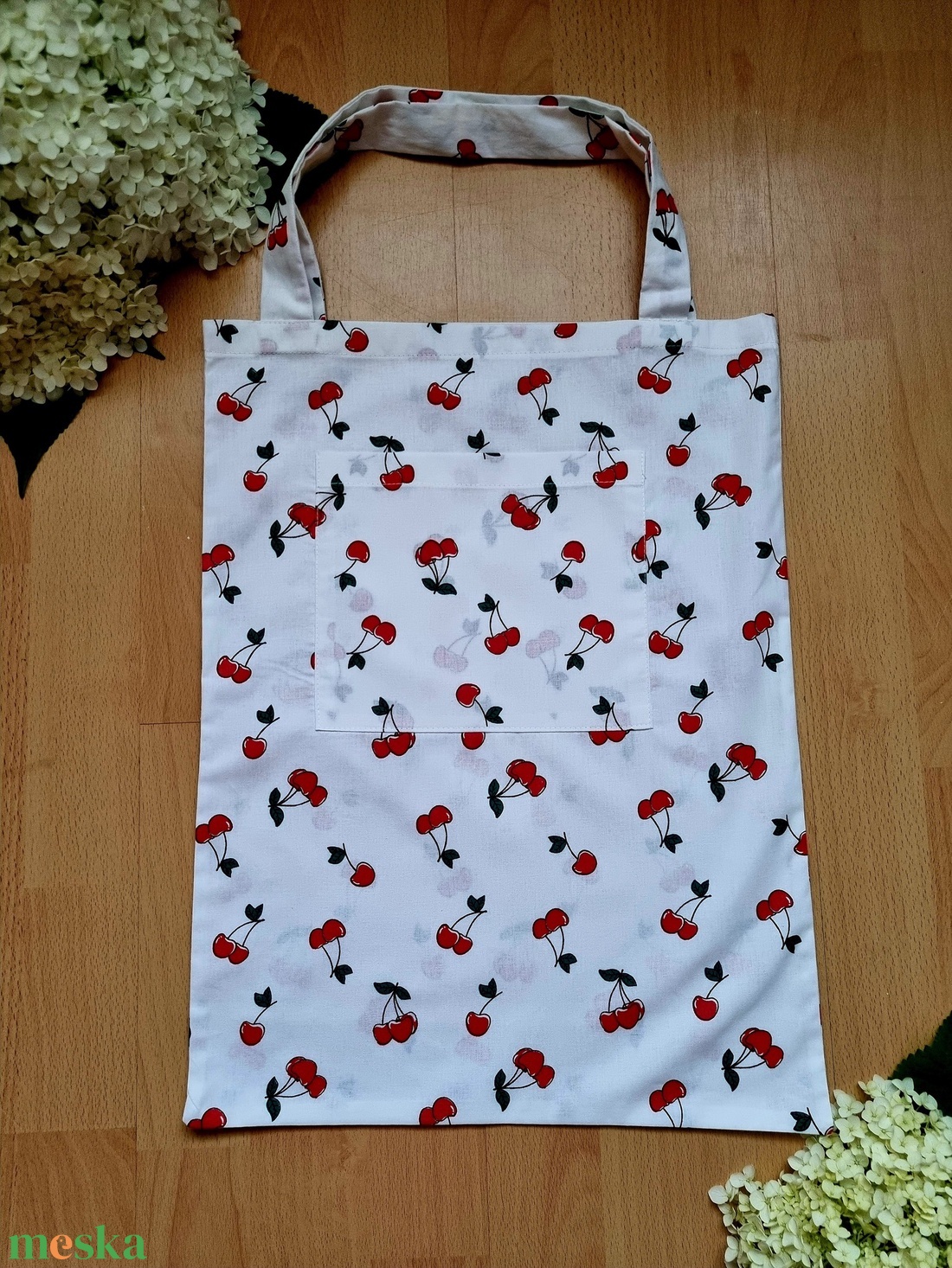 Textil szatyor- meggy mintás - táska & tok - bevásárlás & shopper táska - shopper, textiltáska, szatyor - Meska.hu Textil szatyor- meggy mintás - táska & tok - bevásárlás & shopper táska - shopper, textiltáska, szatyor - Meska.hu