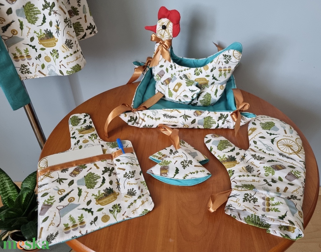 Konyhai szett - otthon & életmód - konyhafelszerelés, tálalás - konyhai textil - kötény - Meska.hu Konyhai szett - otthon & életmód - konyhafelszerelés, tálalás - konyhai textil - kötény - Meska.hu