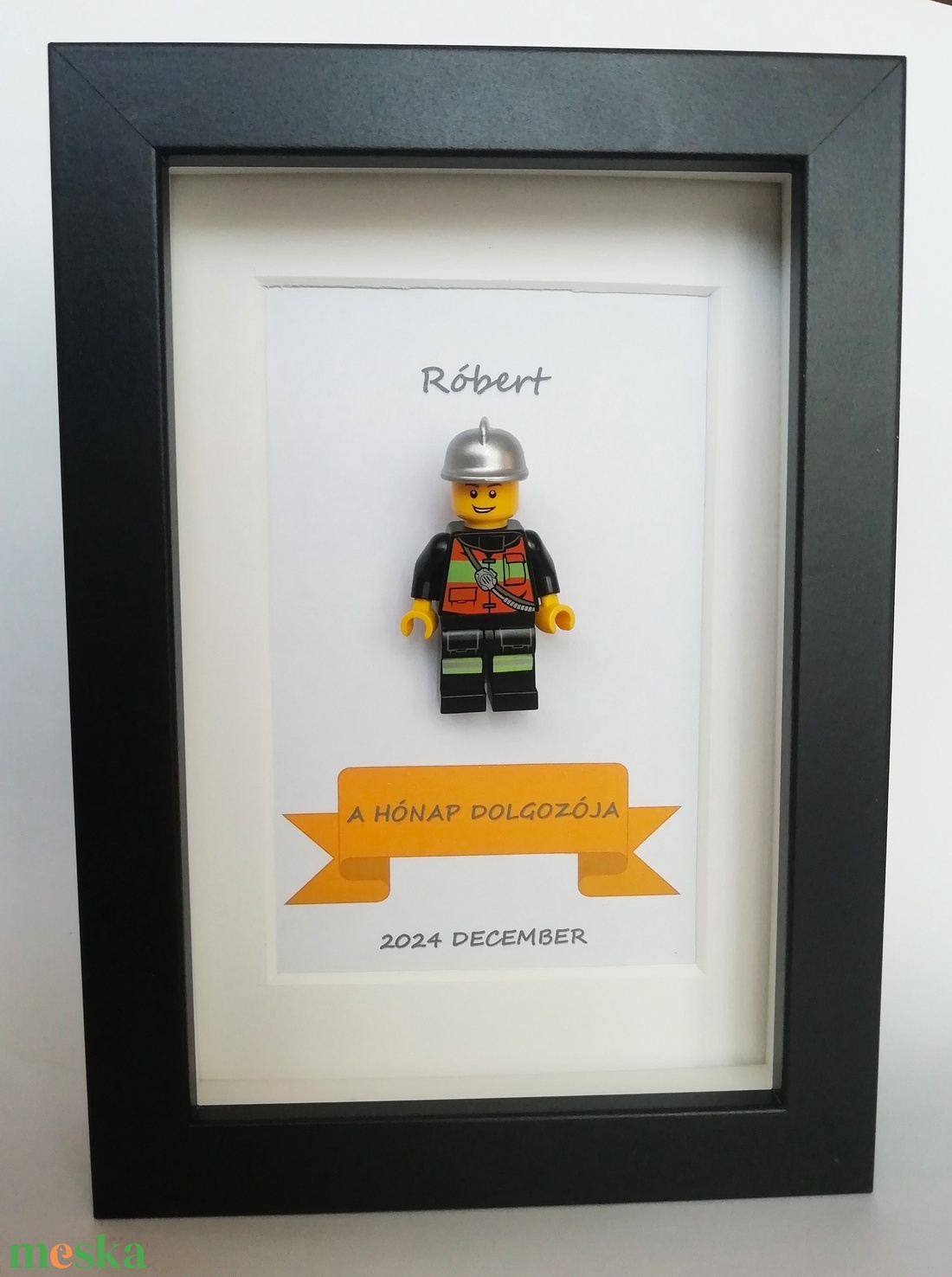 Asztali vagy fali dísz személyre szabható LEGO figurákból (10 cm x 15 cm) - otthon & életmód - dekoráció - kép & falikép - 3d képek - Meska.hu