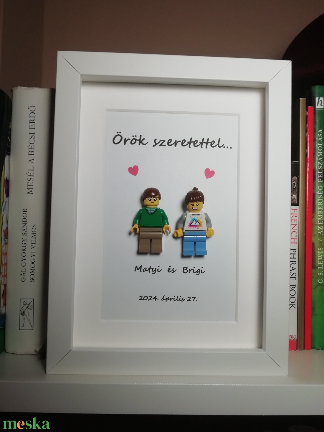 Asztali vagy fali dísz személyre szabható LEGO� figurákból (13 cm x 18 cm) - otthon & életmód - dekoráció - kép & falikép - 3d képek - Meska.hu