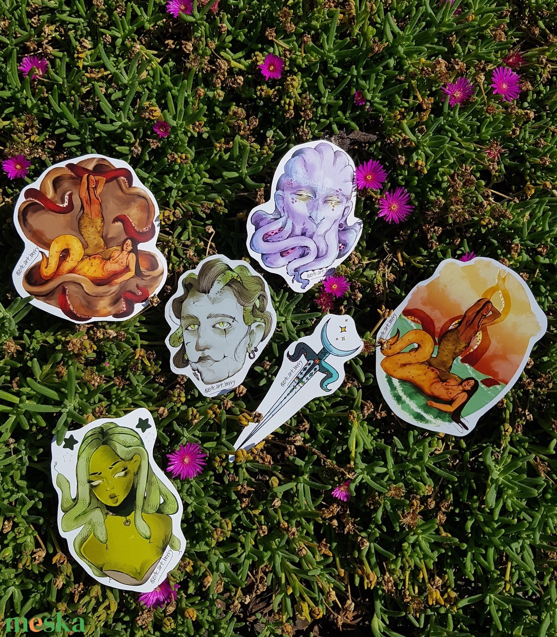 Kígyós/halas témájú matrica csomag - snake/fish themed sticker pack - otthon & életmód - papír, írószer - matrica, matrica csomag - Meska.hu Kígyós/halas témájú matrica csomag - snake/fish themed sticker pack - otthon & életmód - papír, írószer - matrica, matrica csomag - Meska.hu