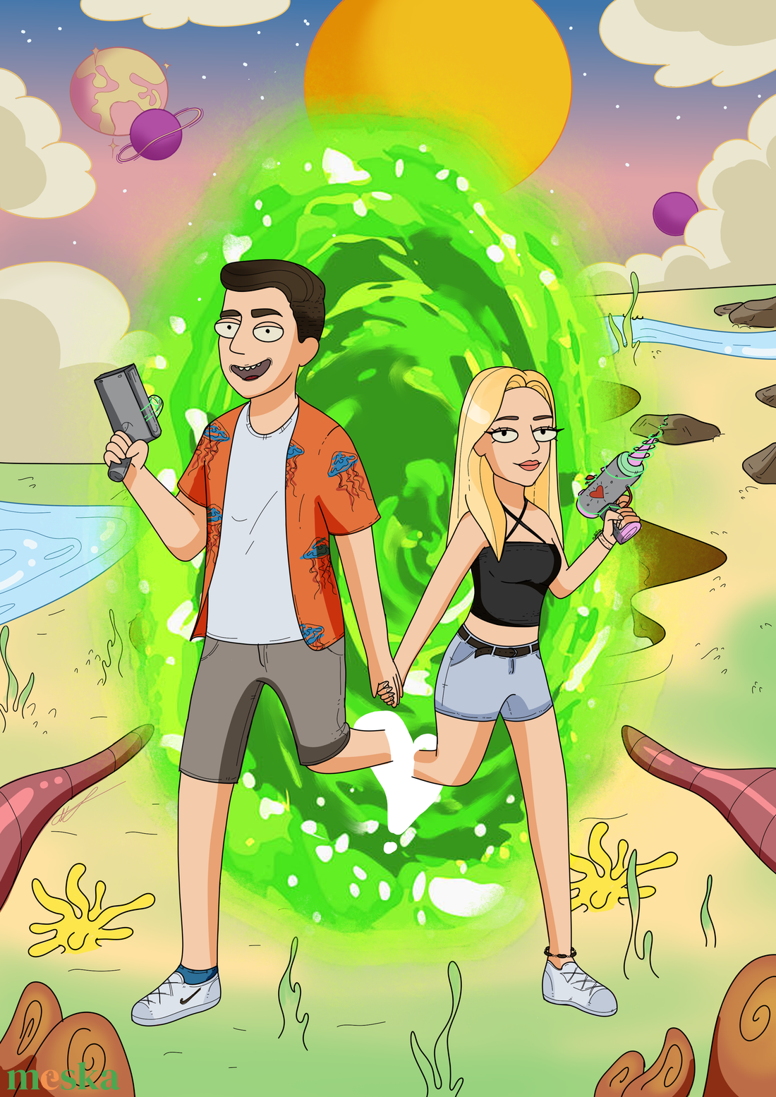 Egyedi Rick and Morty rajz - művészet - grafika & illusztráció - digitális - Meska.hu Egyedi Rick and Morty rajz - művészet - grafika & illusztráció - digitális - Meska.hu