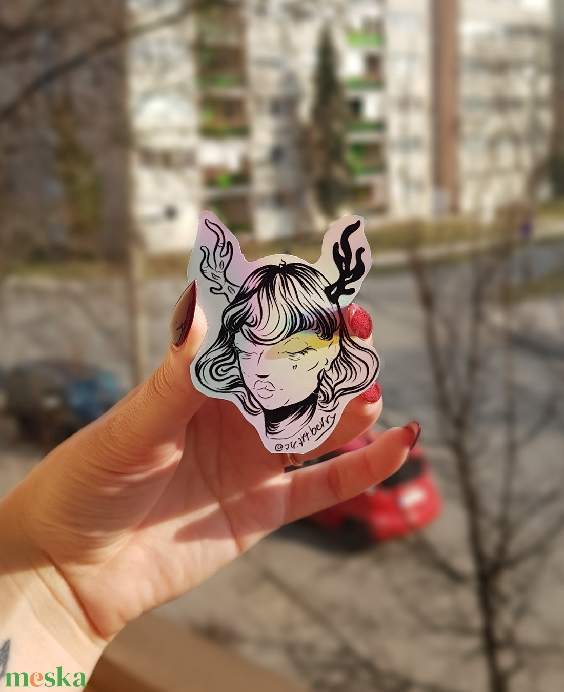 Tündér matrica / Fairy sticker - otthon & életmód - papír, írószer - matrica, matrica csomag - Meska.hu Tündér matrica / Fairy sticker - otthon & életmód - papír, írószer - matrica, matrica csomag - Meska.hu