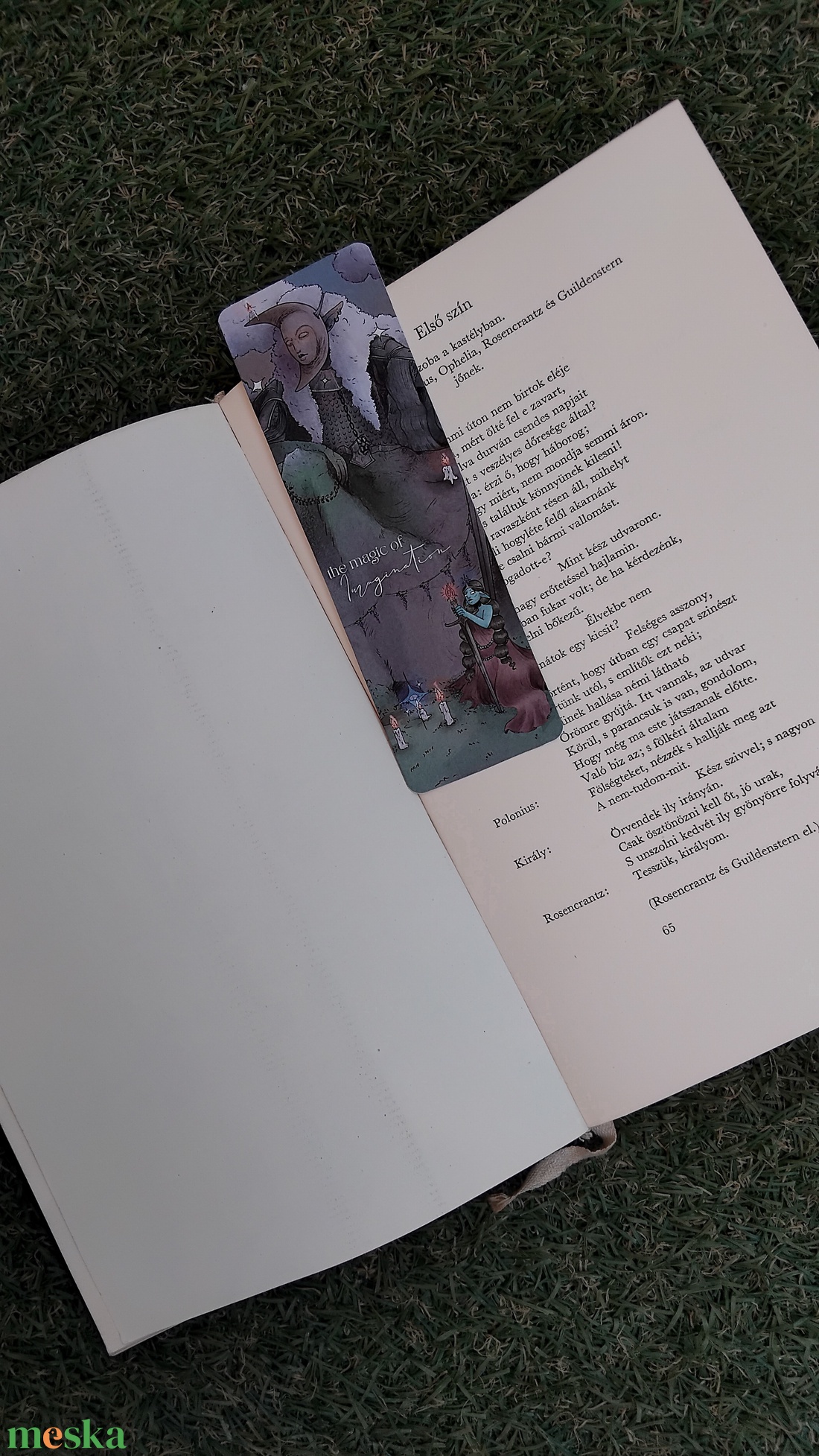Könyvjelző - hold lovag - könyv & zene - könyvjelző - Meska.hu