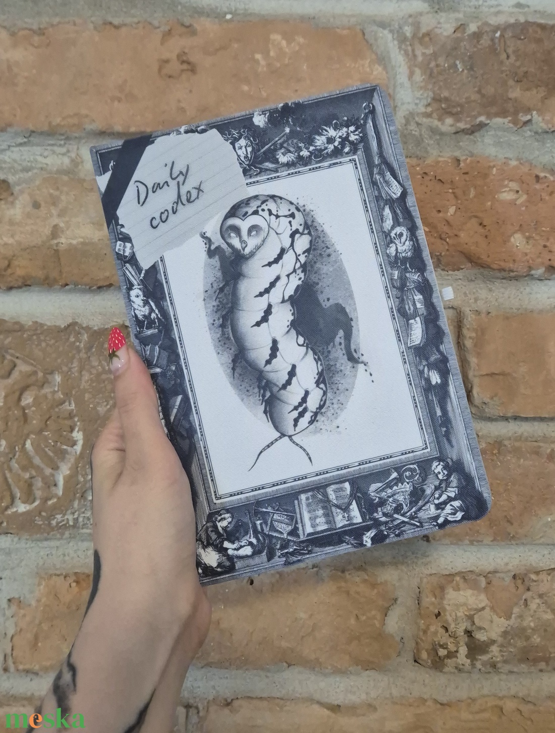 Keményborítású füzet - otthon & életmód - papír, írószer - jegyzetfüzet & napló - Meska.hu