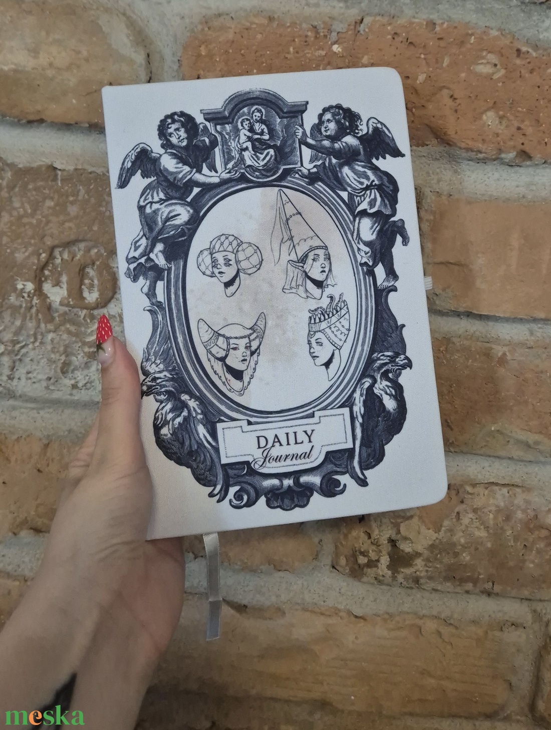 Keményborítású füzet - otthon & életmód - papír, írószer - jegyzetfüzet & napló - Meska.hu