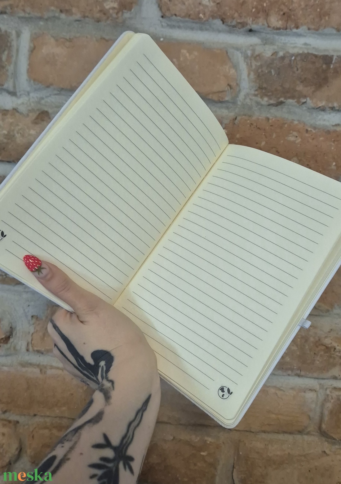 Keményborítású füzet - otthon & életmód - papír, írószer - jegyzetfüzet & napló - Meska.hu