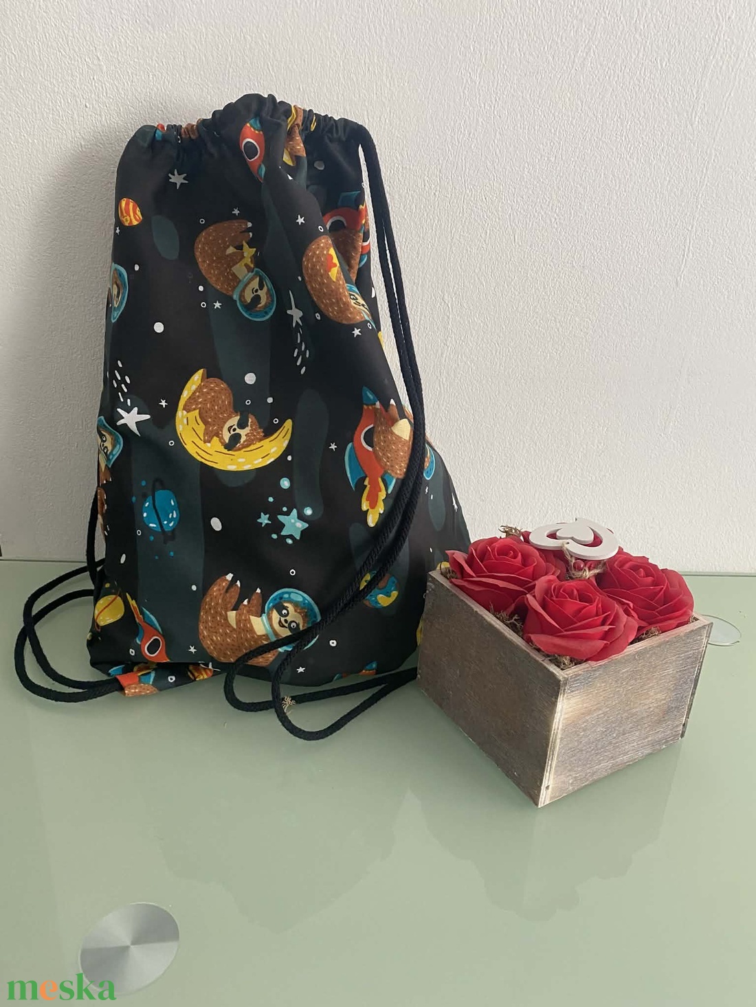 Zsinóros szövet gyermek tornazsák - táska & tok - hátizsák - tornazsák, gymbag - Meska.hu