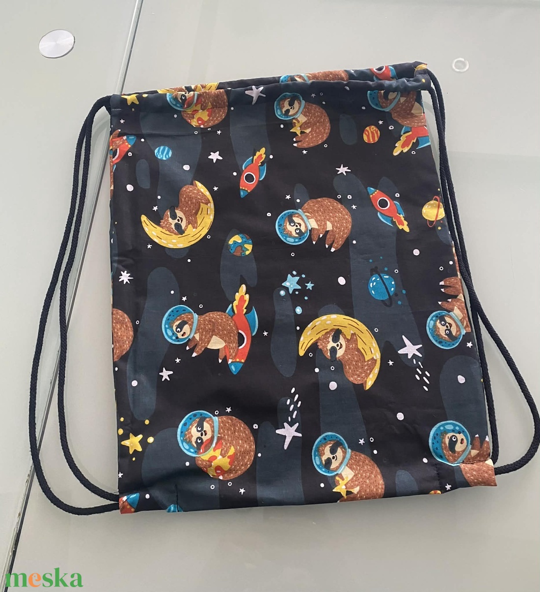 Zsinóros szövet gyermek tornazsák - táska & tok - hátizsák - tornazsák, gymbag - Meska.hu