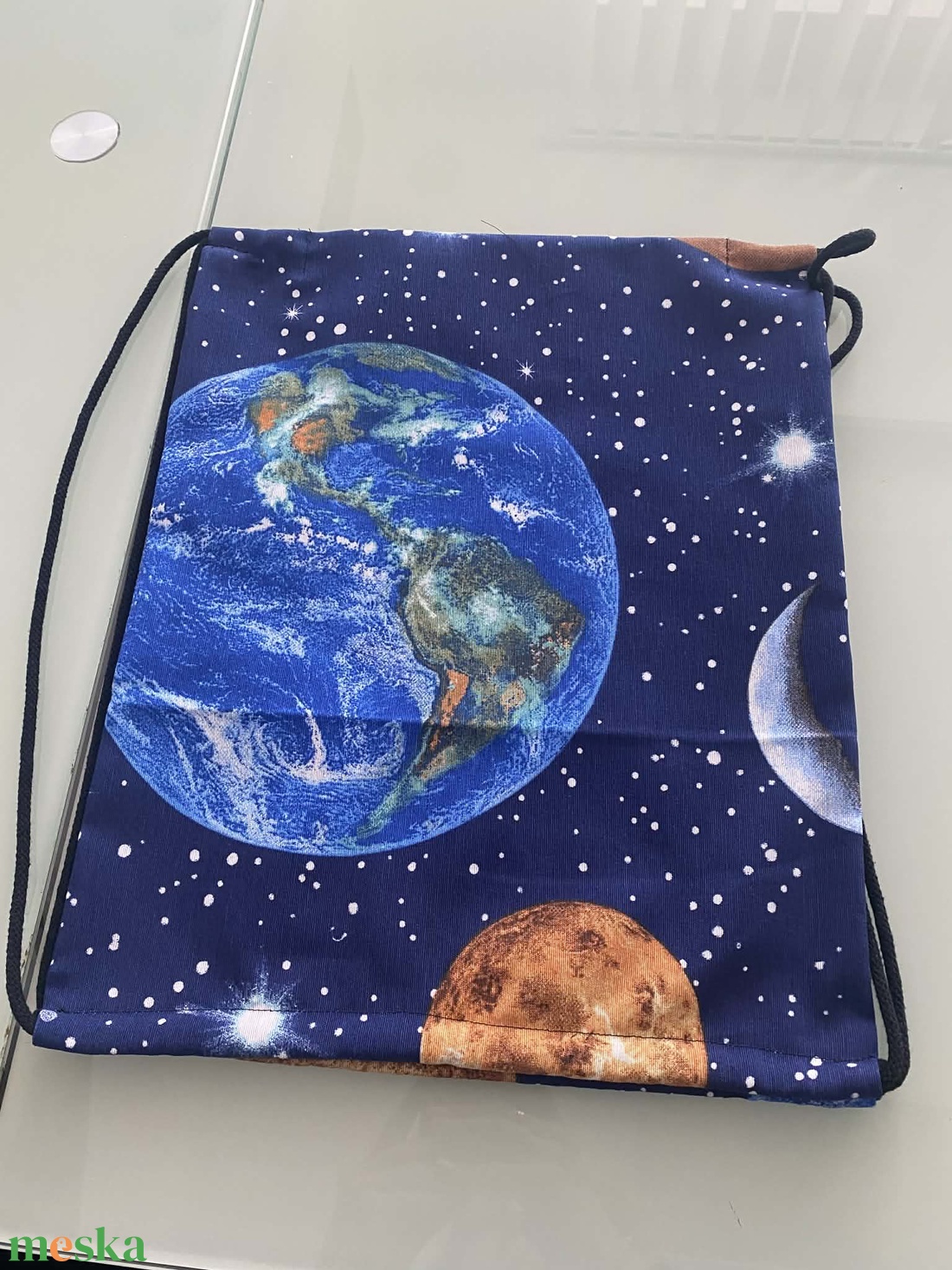 Loneta zsinóros szövet hátizsák - táska & tok - hátizsák - tornazsák, gymbag - Meska.hu