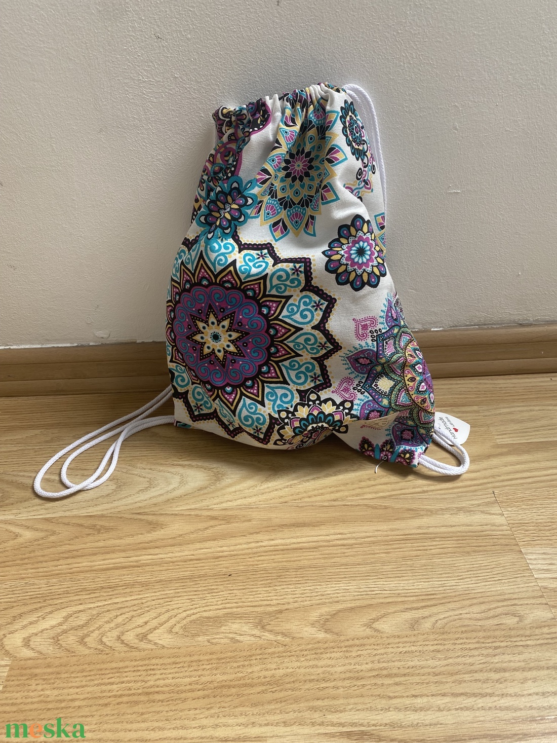 Loneta zsinóros hátizsák - táska & tok - hátizsák - tornazsák, gymbag - Meska.hu