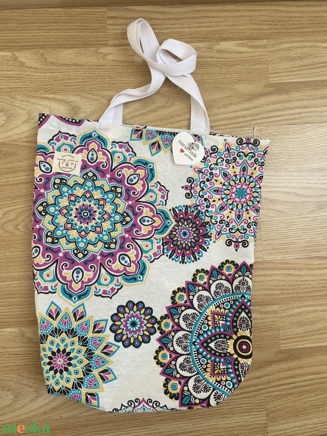 Loneta nyári táska  - táska & tok - kézitáska & válltáska - belső rendező - Meska.hu