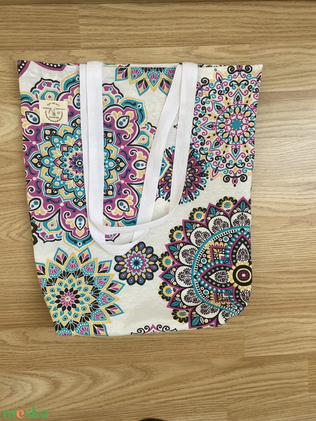 Loneta nyári táska  - táska & tok - kézitáska & válltáska - belső rendező - Meska.hu