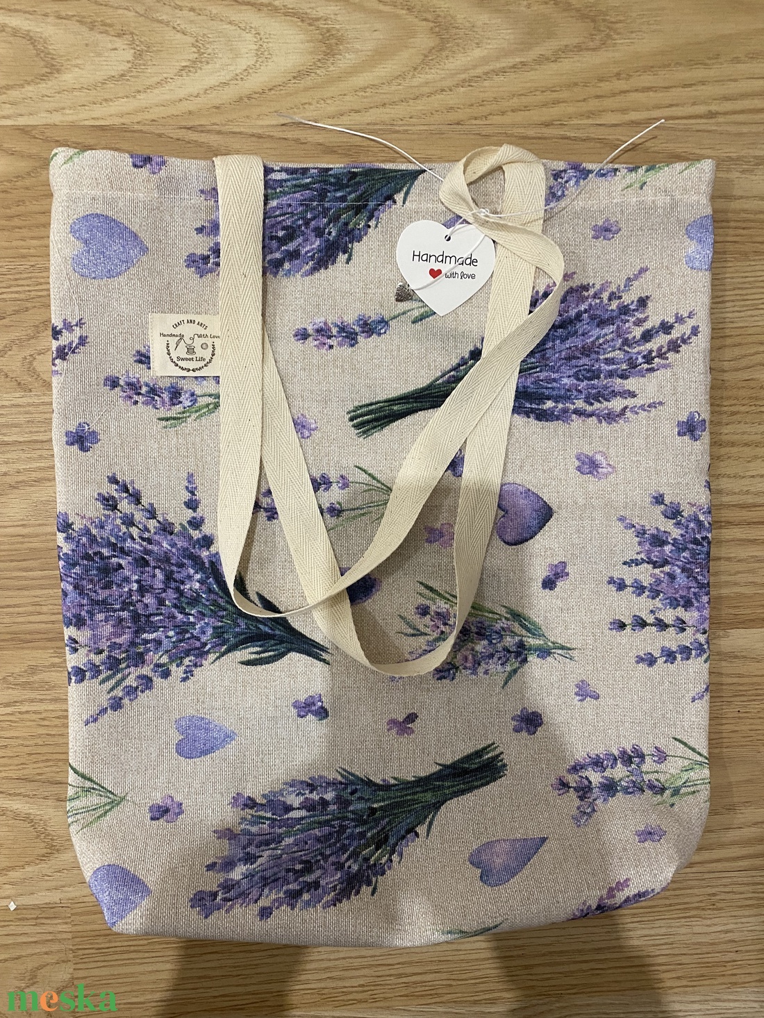 Loneta vászon válltáska - táska & tok - kézitáska & válltáska - kézitáska - Meska.hu