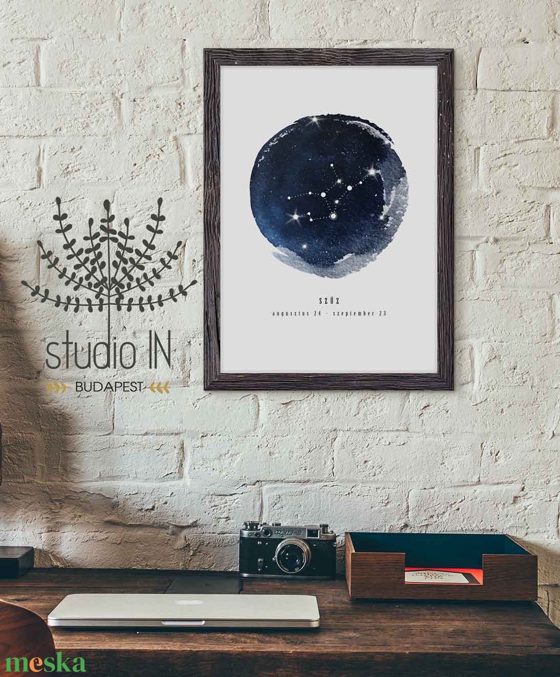 HOROSZKÓP FALI PRINT, CSILLAGJEGY KÉP, HOROSZKÓP PRINT, CSILLAGKÉP fali dekoráció - otthon & életmód - dekoráció - kép & falikép - Meska.hu