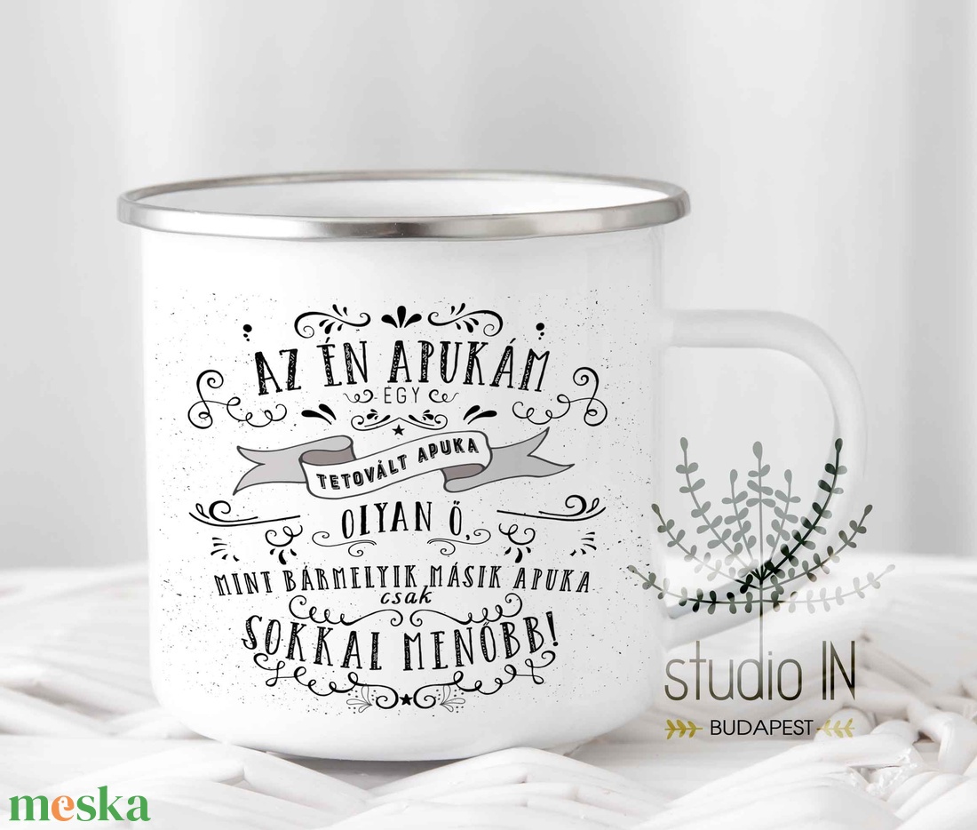 Bádog bögre apukáknak, apa bögre, retro bögre, zománc bögre ajándék, ajándék bögre, apás ajándék bögre - - Meska.hu Bádog bögre apukáknak, apa bögre, retro bögre, zománc bögre ajándék, ajándék bögre, apás ajándék bögre - - Meska.hu