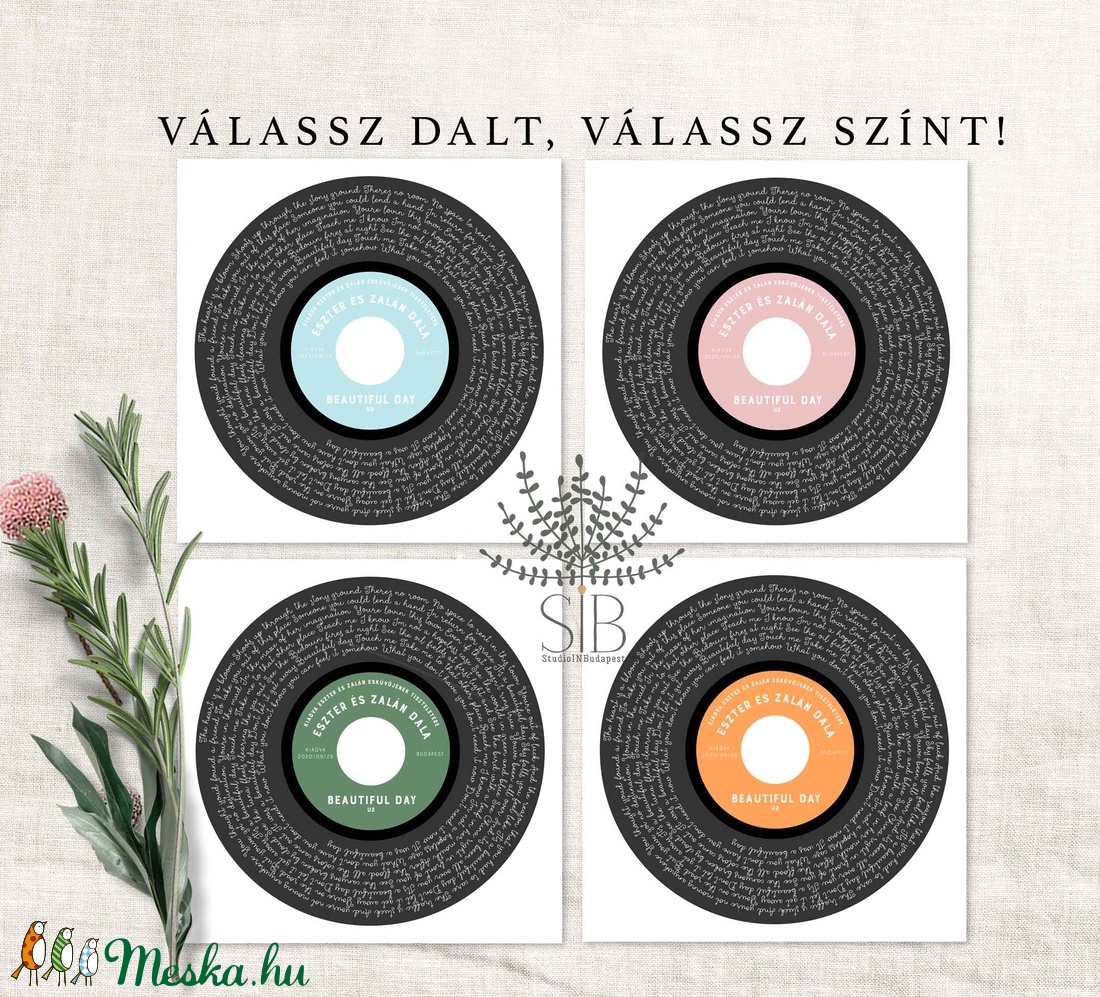 Hanglemez témájú egyedi feliratos print, bakelit lemez print, egyedi hanglemez ajándék, nászajándék, évforduló ajándék - - Meska.hu Hanglemez témájú egyedi feliratos print, bakelit lemez print, egyedi hanglemez ajándék, nászajándék, évforduló ajándék - - Meska.hu