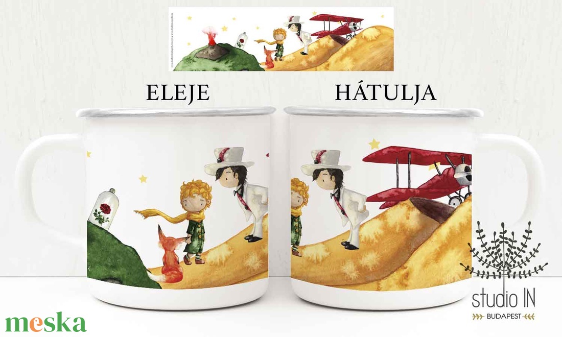 Kis herceg grafikás zománcozott fém bögre - otthon & életmód - konyhafelszerelés, tálalás - tálalás - bögre & csésze - Meska.hu Kis herceg grafikás zománcozott fém bögre - otthon & életmód - konyhafelszerelés, tálalás - tálalás - bögre & csésze - Meska.hu