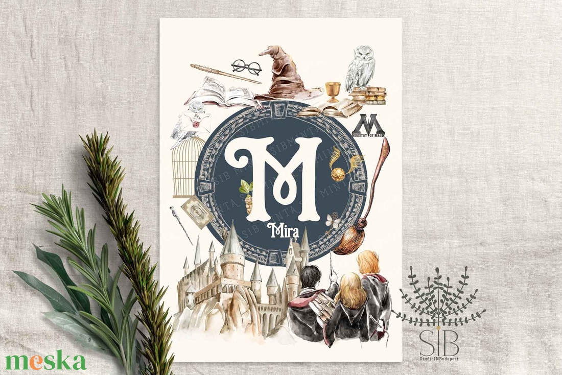 Varázslós névreszóló poszter gyerekszobába, monogram gyerekszobai dekoráció, varázsló témájú falikép - otthon & életmód - babaszoba, gyerekszoba - babaszoba kép - Meska.hu Varázslós névreszóló poszter gyerekszobába, monogram gyerekszobai dekoráció, varázsló témájú falikép - otthon & életmód - babaszoba, gyerekszoba - babaszoba kép - Meska.hu
