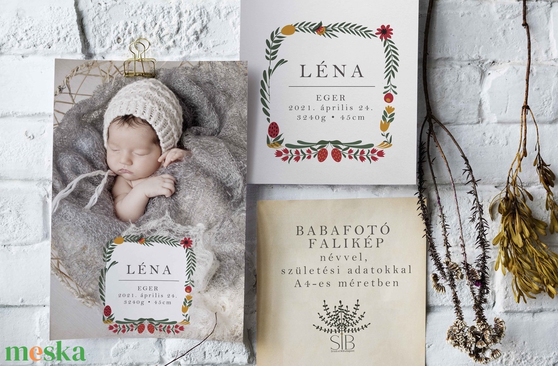Baba fotó motívumokkal, babaszoba dekoráció, babaszületési ajándék, kismamáknak, keresztelő ajándék - játék & sport - babalátogató ajándékcsomag - Meska.hu