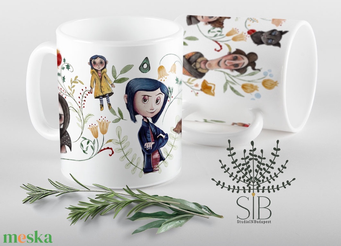 Coraline karakteres kerámia bögre - otthon & életmód - konyhafelszerelés, tálalás - tálalás - bögre & csésze - Meska.hu Coraline karakteres kerámia bögre - otthon & életmód - konyhafelszerelés, tálalás - tálalás - bögre & csésze - Meska.hu